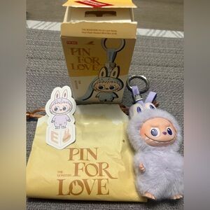 Authentic!! Popmart Pin for Love- The Monsters Letter “E”